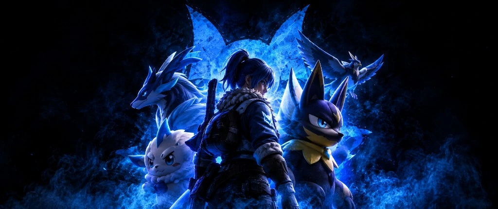 Palworld main banner — trainer and pals hero artwork for Palworld Hack